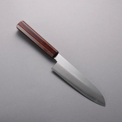 Thương hiệu Hado Thép Bạc No.3 được đánh bóng hoàn thiện Dao đa năng Santoku 180mm chuôi dao gỗ sơn lớp đặc biệt sơn mài Kijiro sản phẩm cao cấp Nhật Bản