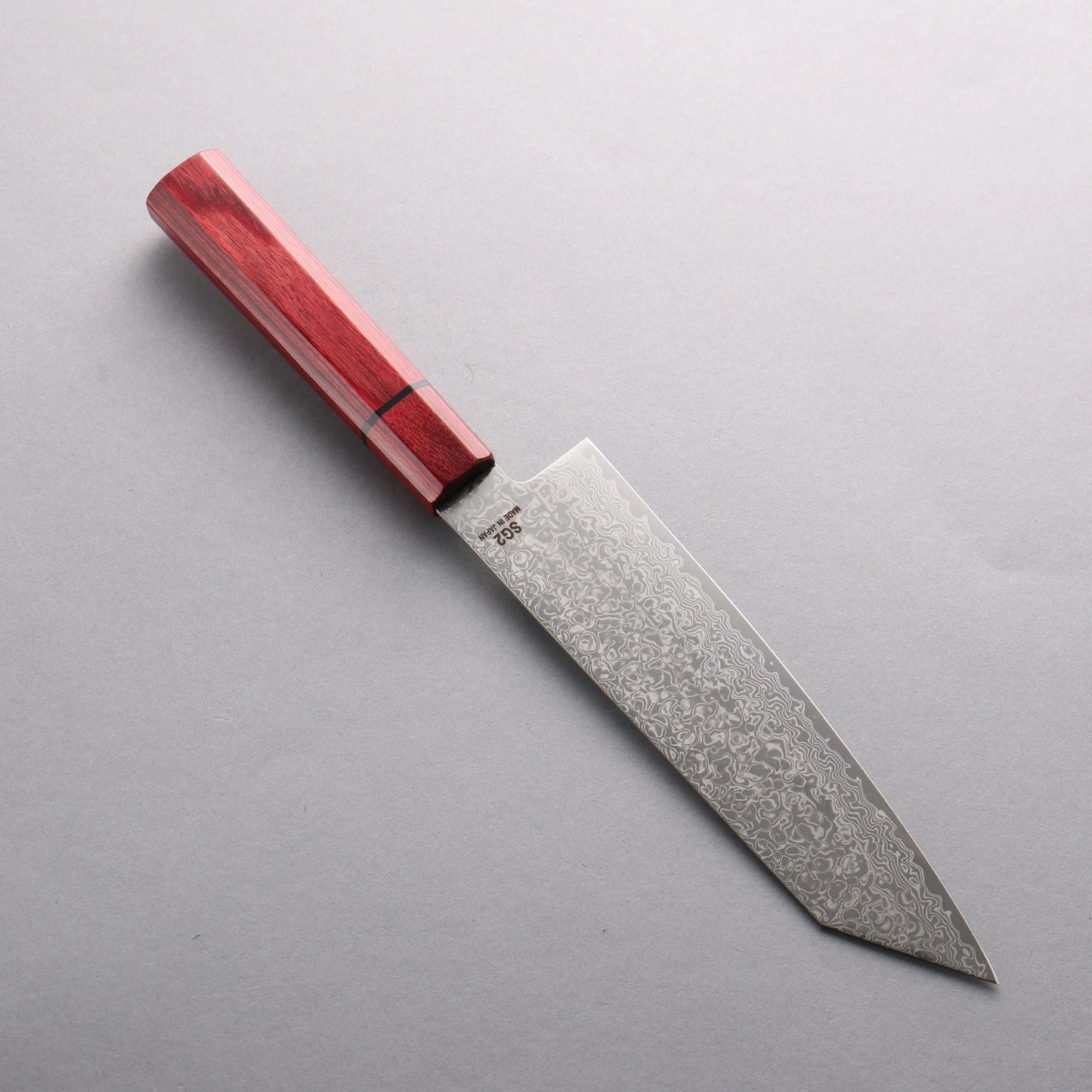 Thương hiệu Higuchi SG2 Thép Damascus Dao đa năng Kiritsuke Santoku 180mm chuôi dao gỗ ép đỏ