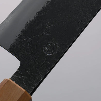 Thương hiệu Tomoe Hozan Thép trắng hoàn thiện No.2 Đen Dao đa năng Gyuto 240mm chuôi dao gỗ ô liu và nhựa đen