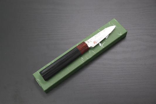 Thương hiệu Iseya VG10 Thép Damascus Dao gọt vỏ chuyên dụng dao Nhật 76mm