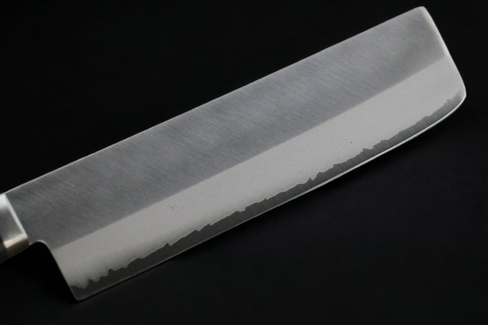 Dao Nhật cao cấp - Kanetsune dao thái chuyên dụng Nakiri thép VG10 165mm chuôi dao gỗ ép