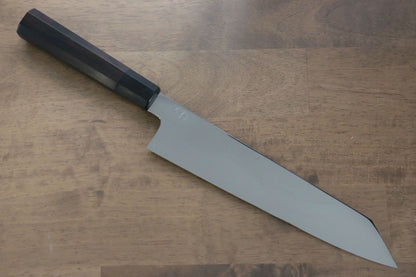 Free ship - Thương hiệu Jikko Núi Phú Sĩ Fujisan Honyaki Thép trắng số 3 Tráng gương Dao đa năng Gyuto dao Nhật 240mm chuôi dao gỗ Mun