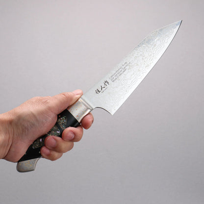 Thương hiệu Kajin ZDP 189 Thép Damascus Đánh bóng hoàn thiện Dao đa năng Bunka 165mm chuôi dao mẫu khảm Avalon