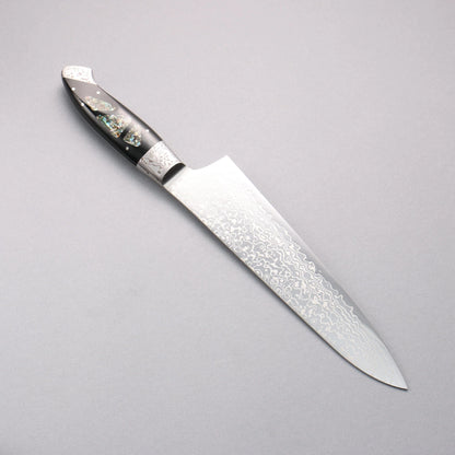 Thương hiệu Kajin ZDP189 Dao đa năng Gyuto được đánh bóng hoàn thiện bằng thép Damascus 210mm chuôi dao mẫu khảm Avalon