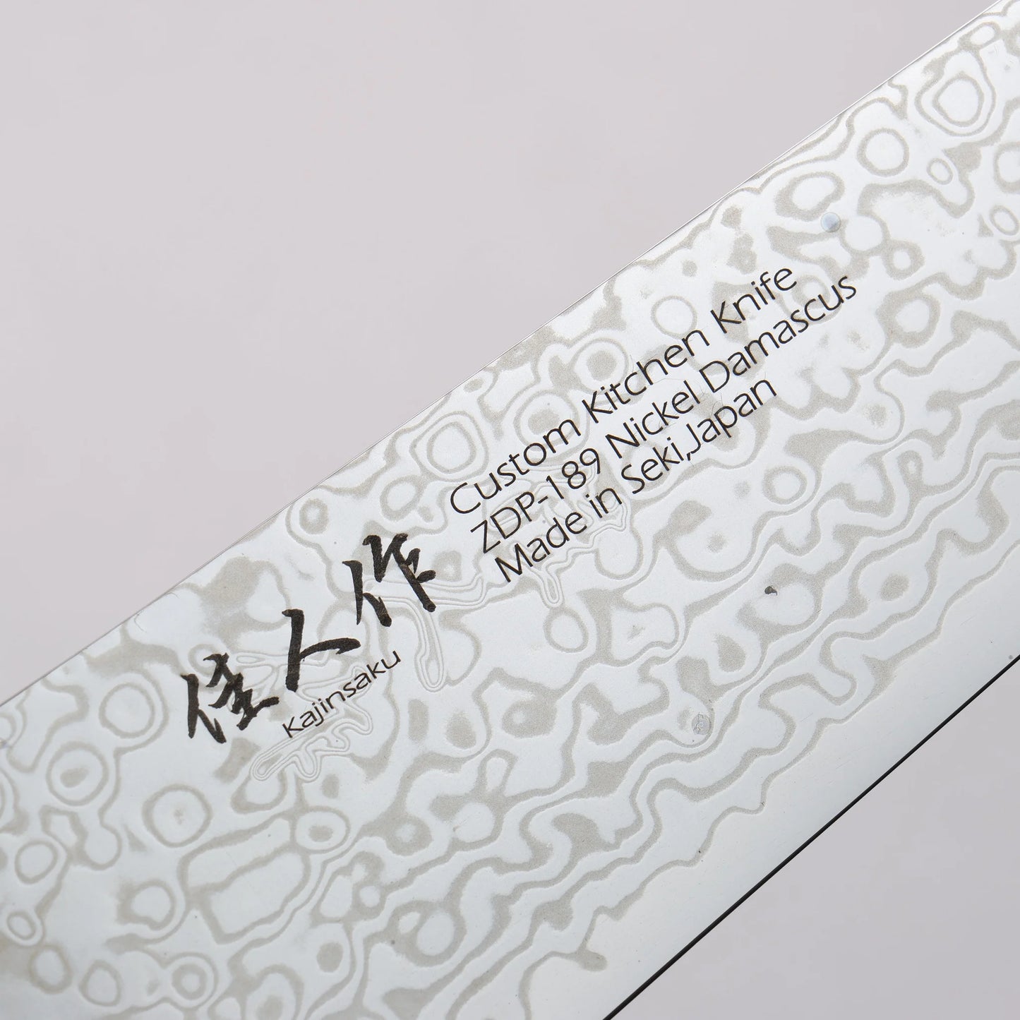 Thương hiệu Kajin ZDP189 Dao đa năng Gyuto được đánh bóng hoàn thiện bằng thép Damascus 210mm chuôi dao mẫu khảm Avalon