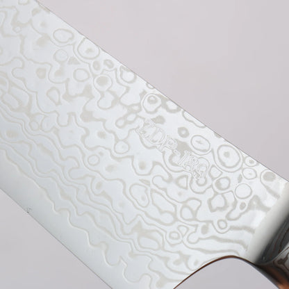 Thương hiệu Kajin ZDP189 Dao đa năng Gyuto được đánh bóng hoàn thiện bằng thép Damascus 210mm chuôi dao mẫu khảm Avalon