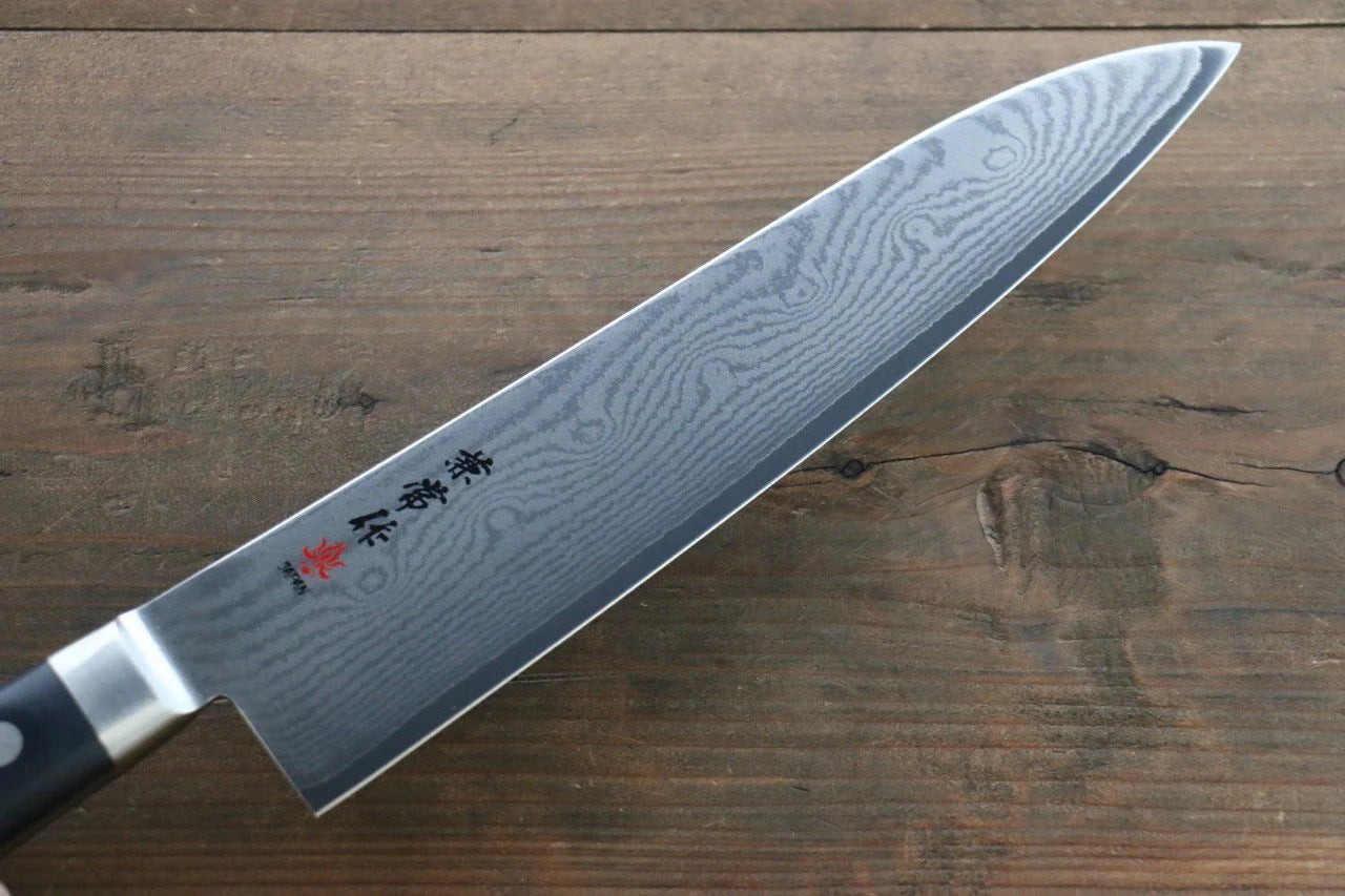 Thương hiệu Kanetsune thép VG10 33 Lớp Dao đa năng Gyuto thép Damascus tay cầm bằng nhựa 240MM