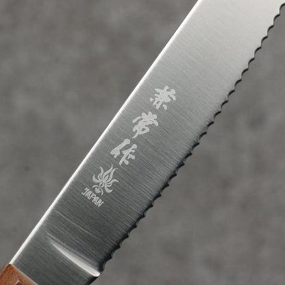 Kanetsune AUS8 Spread Knife 110MM Maple Pattern 兼常 AUS8 スプレッドナイフ 110MM 楓柄 Free ship - Thương hiệu Kanetsune AUS8 110mm chuôi dao gỗ Phong