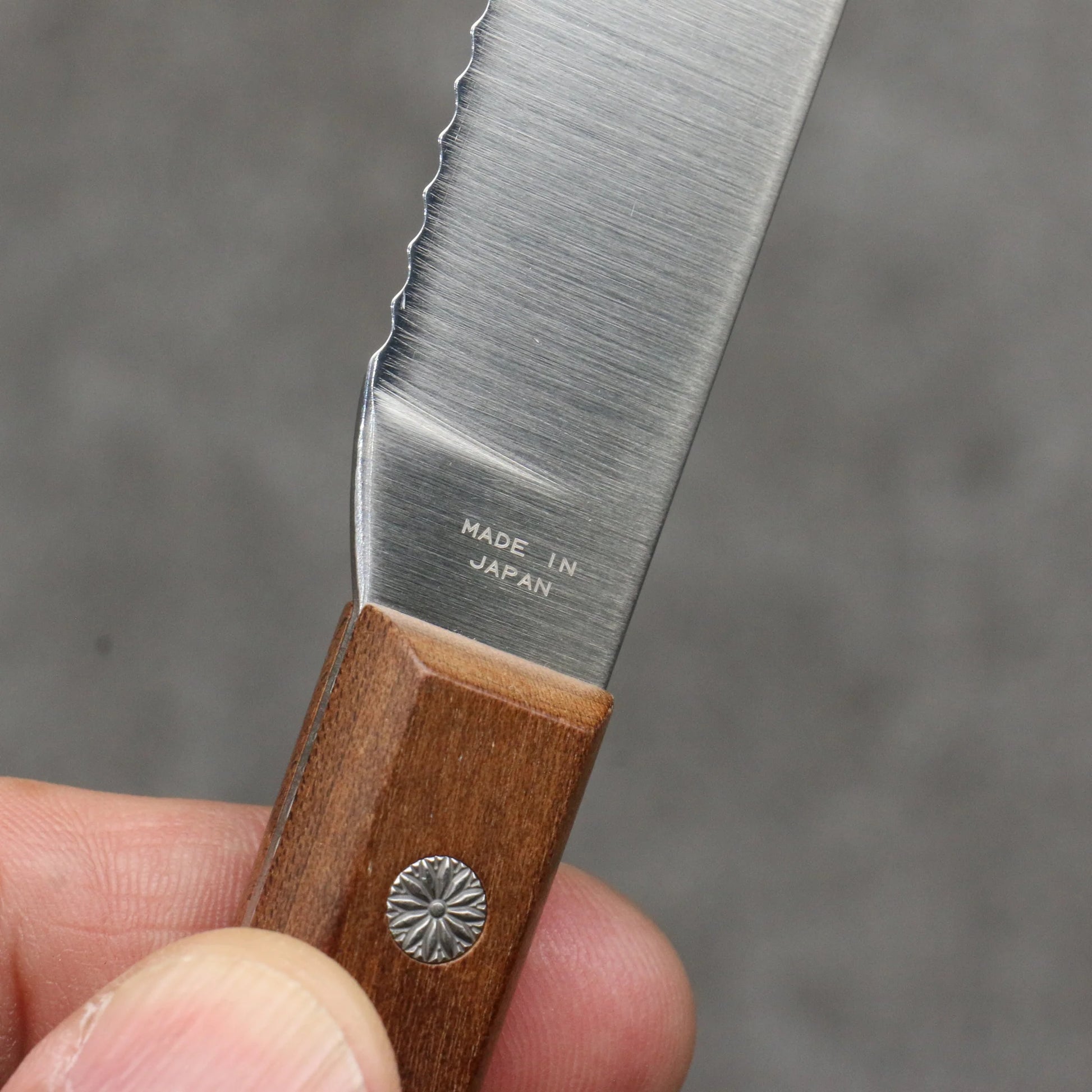 Kanetsune AUS8 Spread Knife 110MM Maple Pattern 兼常 AUS8 スプレッドナイフ 110MM 楓柄 Free ship - Thương hiệu Kanetsune AUS8 110mm chuôi dao gỗ Phong