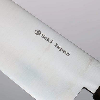 Thương hiệu Kanetsune VG10 Dao đa năng Gyuto dao Nhật 210mm chuôi dao gỗ ép nâu