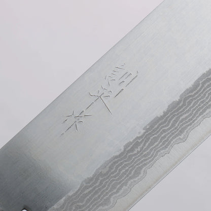 Thương hiệu Kunihira Thái Lưu Sairyu VG10 Thép Damascus Đánh bóng hoàn thiện Dao chuyên dụng rau củ quả Usuba 165mm chuôi dao gỗ cây Gụ