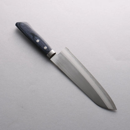 Thương hiệu Kunihira VG1 Đánh bóng hoàn thiện Dao đa năng Gyuto 180mm chuôi dao gỗ xanh navy ván ép (màu xanh đậm)