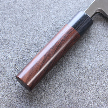 Seisuke Marke Kasumitogi weißer Stahl Spezialisiertes Fischmesser Deba Japanisches Messer 165 mm Sandelholzgriff