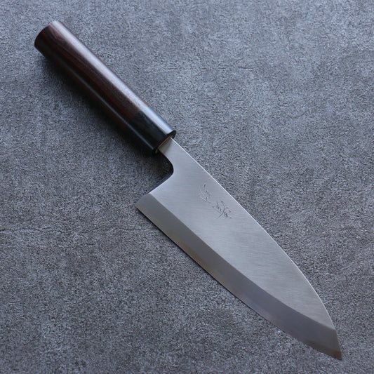 Thương hiệu Seisuke Thép trắng Kasumitogi Dao làm cá chuyên dụng Deba dao Nhật 180mm chuôi dao gỗ Đàn Hương