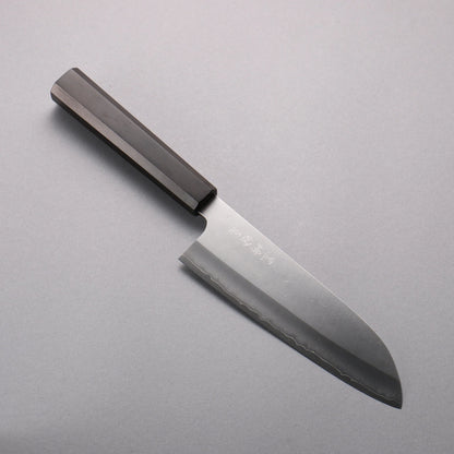 Thương hiệu Makoto Kurosaki VG10 Kỹ nghệ truyền thống Nhật Nashiji Dao đa năng Santoku 170mm chuôi dao gỗ Mun