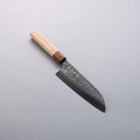 Thương hiệu Makoto Kurosaki VG10w Thép Damascus Dao đa năng Santoku 165mm chuôi dao gỗ Phong