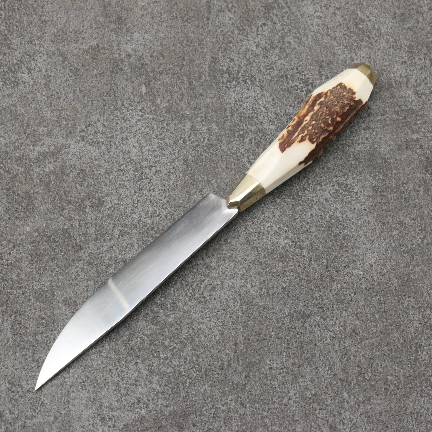 Meguru Stainless Steel Steak Knife 140MM Stag Handle Handle メグル ステンレス鋼 ステーキナイフ 140MM スタッグハンドル柄 Free ship - Thép không gỉ Dao ăn bít tết chuyên dụng chuôi dao Sừng Hưu