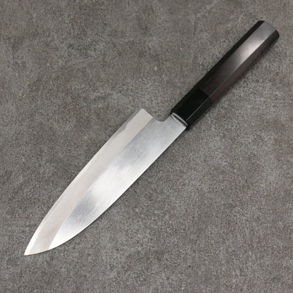 Thương hiệu Minamoto Akitada Thép trắng No.2 Kasumitogi Dao đa năng Santoku 180mm chuôi dao gỗ Mun