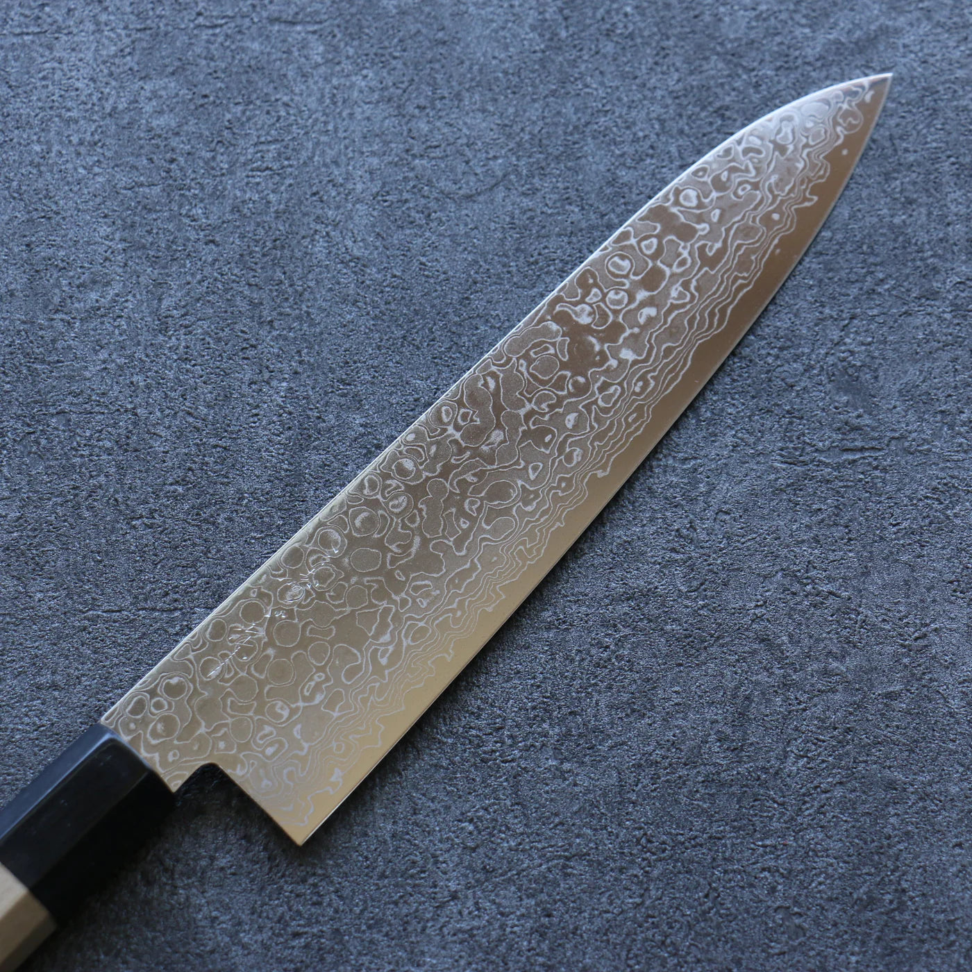 Dao Nhật cao cấp - Sanju dao đa năng Gyuto thép Damascus AUS10 đánh bóng 210mm