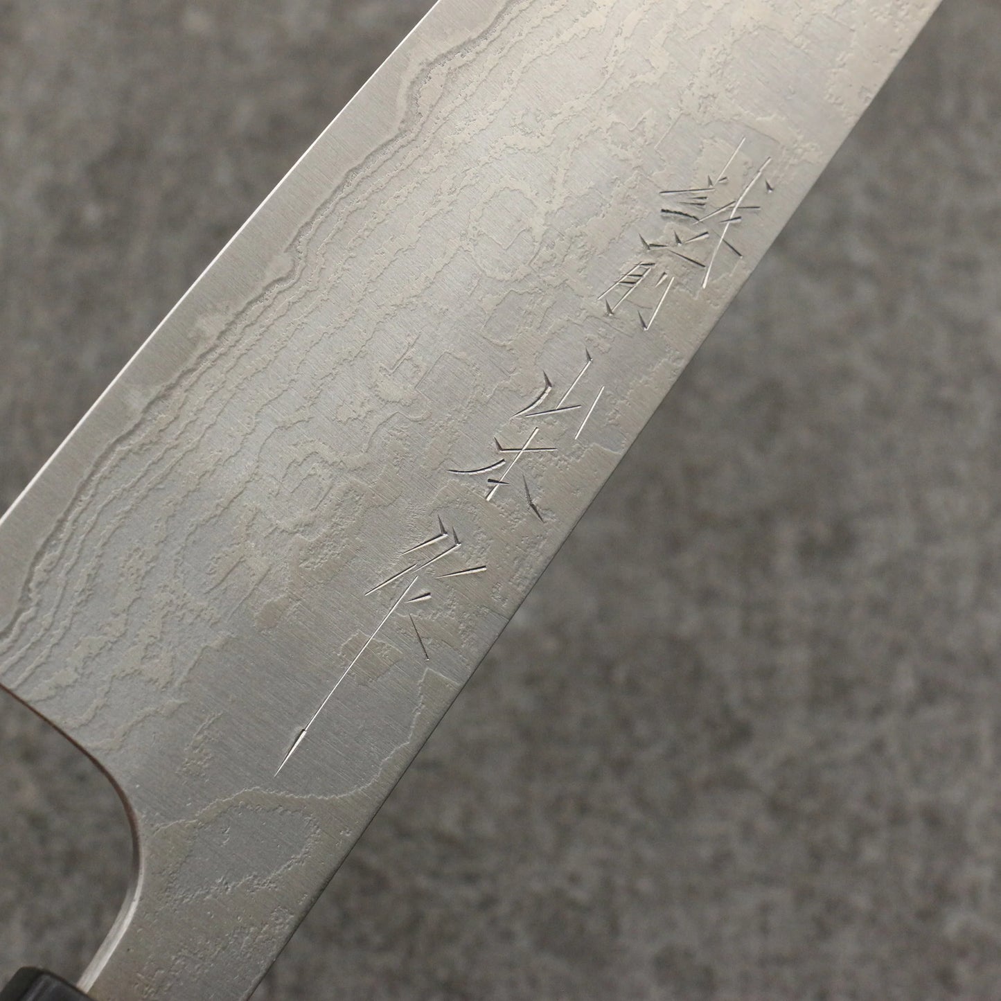 Thương hiệu Nao Yamamoto SG2 Thép Damascus đánh bóng hoàn thiện Dao đa năng Gyuto 180mm chuôi dao gỗ hồng mộc (bọc: ván ép đen)