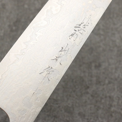 Thương hiệu Nao Yamamoto SG2 Thép Damascus đánh bóng hoàn thiện Dao đa năng Gyuto 210mm chuôi dao gỗ hồng mộc (bọc: ván ép đen)