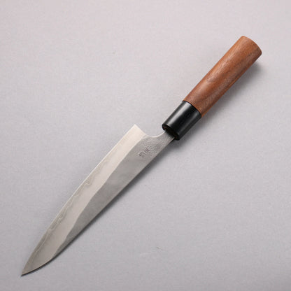 Thương hiệu Nao Yamamoto Thép Bạc No.3 Kỹ nghệ truyền thống Nhật Nashiji Dao nhỏ đa năng Petty 160mm chuôi dao gỗ cây Óc Chó