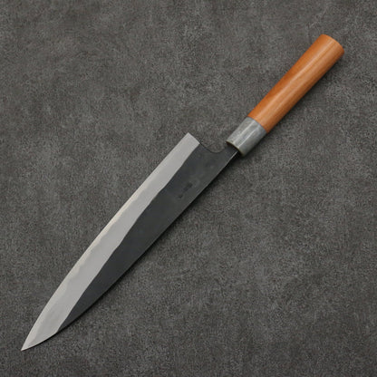 Thương hiệu Nao Yamamoto Thép trắng No.2 Kurouchi Dao đa năng Gyuto 240mm chuôi dao gỗ Hoa anh đào