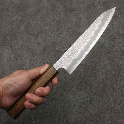 Thương hiệu Onryu Thép trắng No.1 dao rèn thủ công Dao đa năng Gyuto 180mm chuôi dao gỗ Sồi