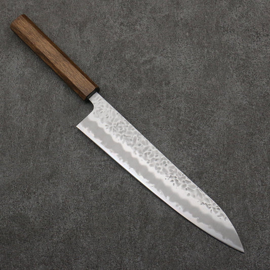 Thương hiệu Onryu Thép trắng No.1 dao rèn thủ công Dao đa năng Gyuto 240mm chuôi dao gỗ Sồi