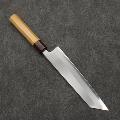 Thương hiệu Onryu Thép trắng No.1 Dao đa năng Gyuto 210mm chuôi dao gỗ Keyaki (1 loại gỗ ở Nhật)