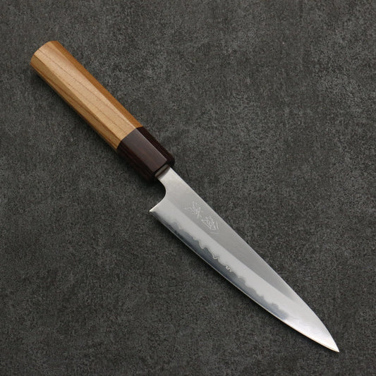 Thương hiệu Onryu Thép trắng No.1 Dao nhỏ đa năng Petty 135mm chuôi dao gỗ Keyaki (1 loại gỗ ở Nhật)