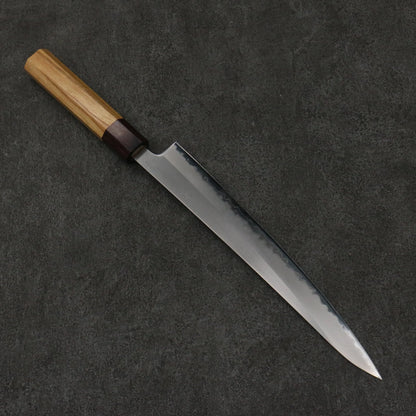 Thương hiệu Onryu Thép trắng No.1 Dao lọc gân chuyên dụng Sujihiki 240mm chuôi dao gỗ Keyaki (1 loại gỗ ở Nhật)
