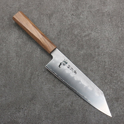 Free ship - SG2 Rèn thủ công Dao đa năng Santoku (Kiritsuke) 170mm chuôi dao gỗ cây Óc Chó