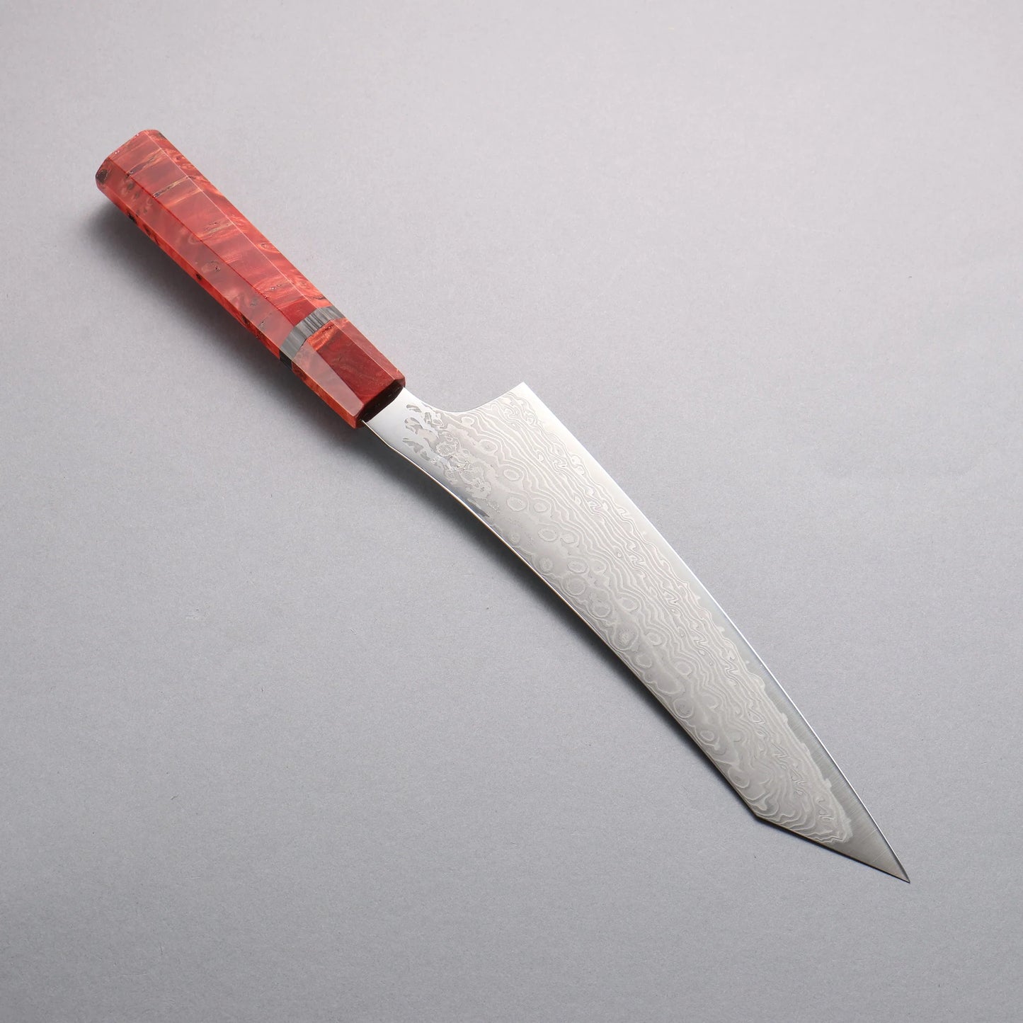 Thương hiệu Ryusen Guren Hiryu Kai SPG STRIX thép Damascus Dao đa năng Kiritsuke Gyuto 210mm chuôi dao gỗ dương ổn định