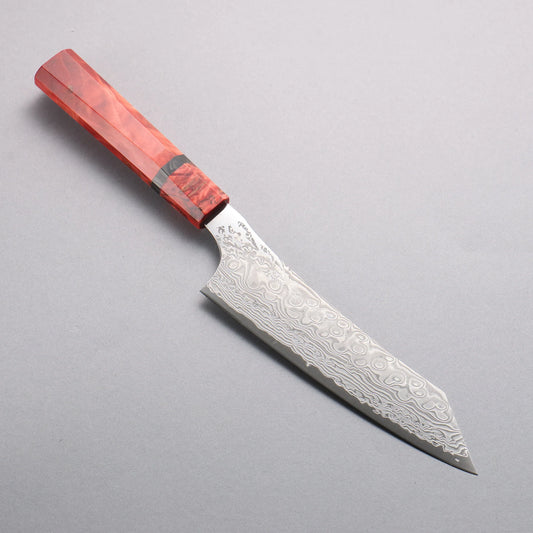 Thương hiệu Ryusen Guren Hiryu Kai SPG STRIX thép Damascus Dao đa năng Kiritsuke Santoku 175mm chuôi dao gỗ dương ổn định