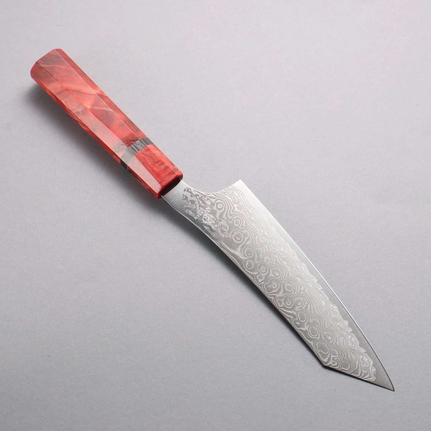 Thương hiệu Ryusen Guren Hiryu Kai SPG STRIX thép Damascus Dao đa năng Kiritsuke Santoku 175mm chuôi dao gỗ dương ổn định