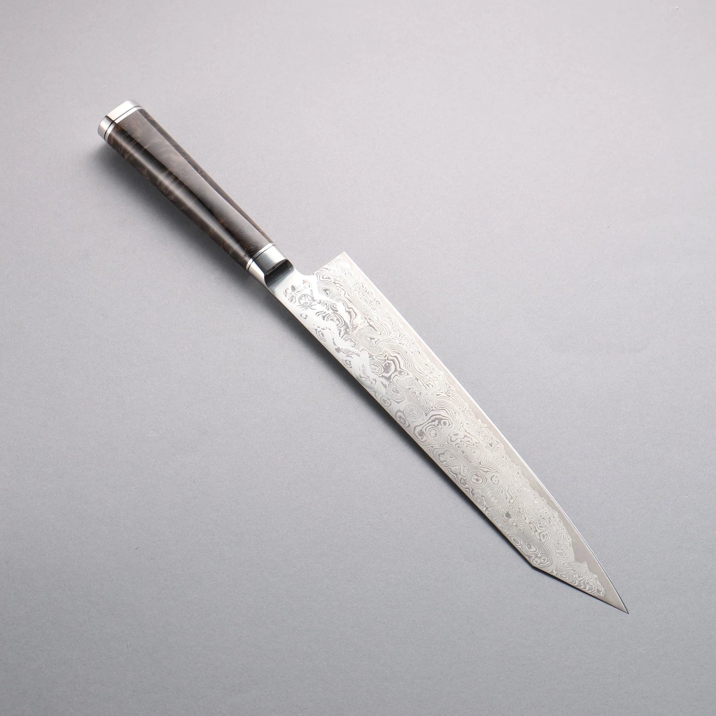 Thương hiệu Ryusen Kirakokuryu MT SG2 Damascus Đánh bóng hoàn thiện Dao đa năng Kiritsuke Gyuto 240mm Tay cầm bằng gỗ ổn định