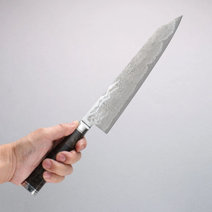 Thương hiệu Ryusen Kirakokuryu MT SG2 Damascus Đánh bóng hoàn thiện Dao đa năng Kiritsuke Gyuto 240mm Tay cầm bằng gỗ ổn định