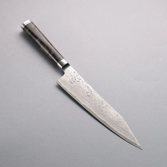 Thương hiệu Ryusen Kirakokuryu MT SG2 Damascus Đánh bóng hoàn thiện Dao đa năng Kiritsuke Gyuto 210mm Tay cầm bằng gỗ ổn định