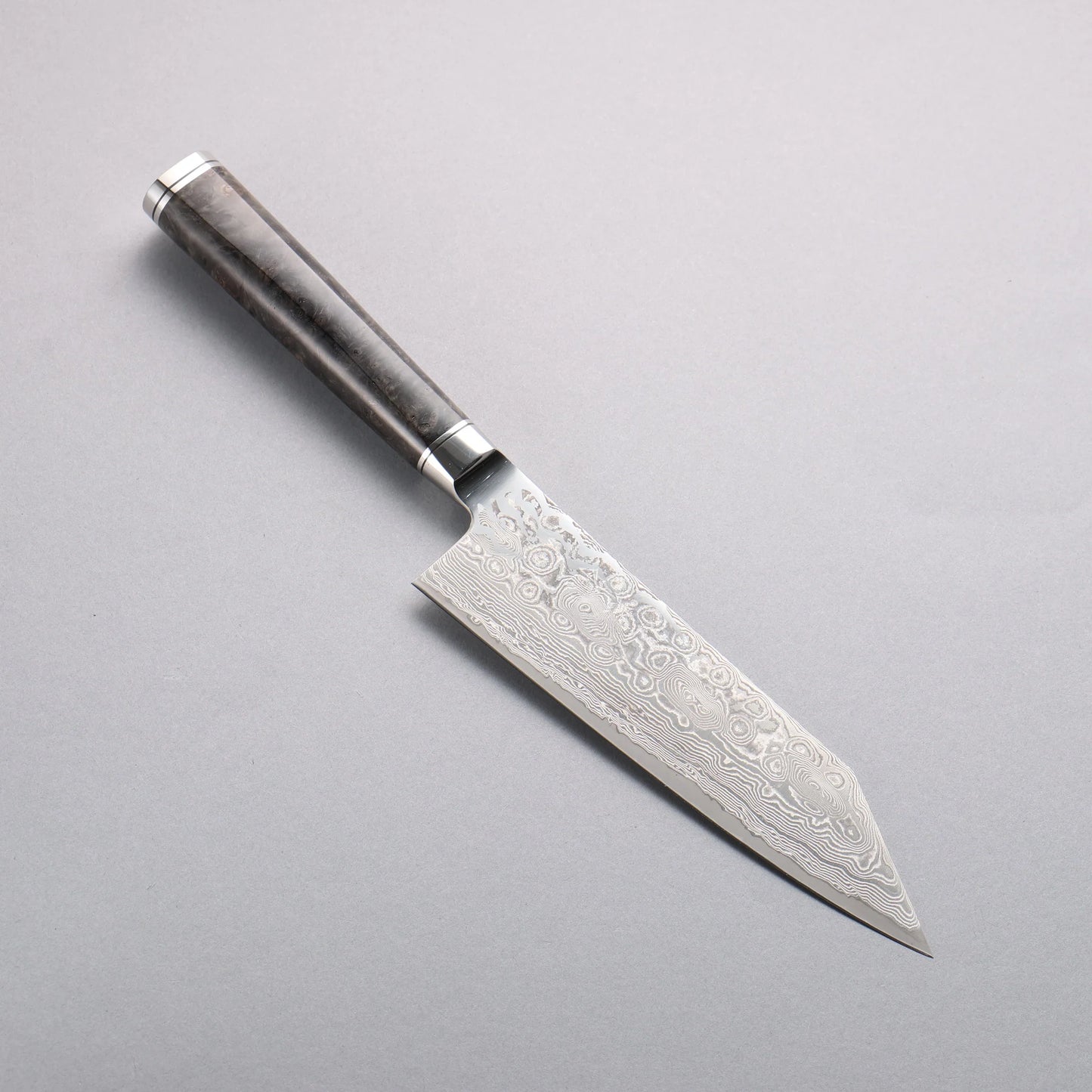 Thương hiệu Ryusen Kirakokuryu MT SG2 Damascus Đánh bóng hoàn thiện Dao đa năng Kiritsuke Santoku 175mm Tay cầm bằng gỗ ổn định