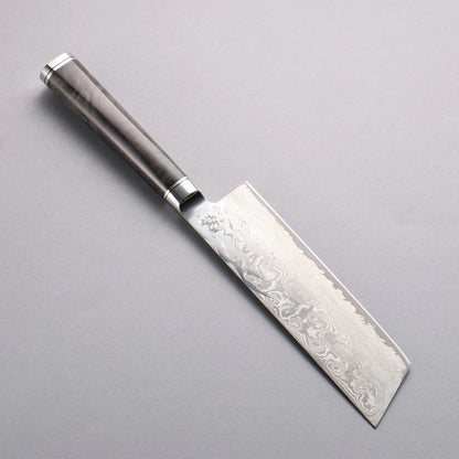 Thương hiệu Ryusen Kirakokuryu MT SG2 Dao thái rau củ quả Nakiri đánh bóng hoàn thiện thép Damascus 155mm Tay cầm bằng gỗ ổn định