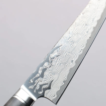 Thương hiệu Ryusen Kirakokuryu MT SG2 Damascus Đánh bóng hoàn thiện Dao Kiritsuke Petty cắt nhỏ 135mm Tay cầm bằng gỗ ổn định