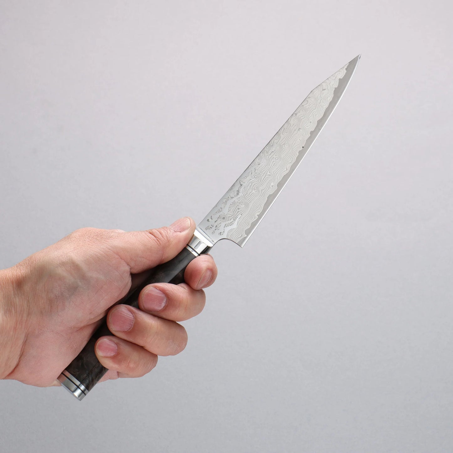 Thương hiệu Ryusen Kirakokuryu MT SG2 Damascus Đánh bóng hoàn thiện Dao Kiritsuke Petty cắt nhỏ 135mm Tay cầm bằng gỗ ổn định