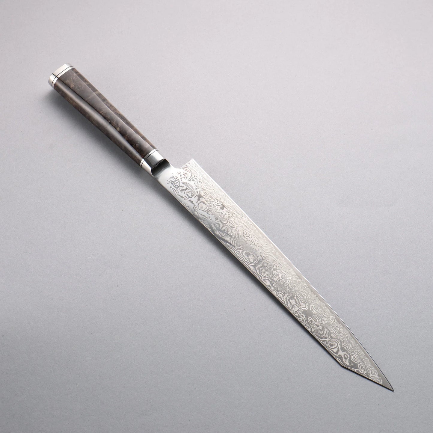 Thương hiệu Ryusen Kirakokuryu MT SG2 Damascus Đánh bóng hoàn thiện Dao lọc gân chuyên dụng Kiritsuke Sujihiki 260mm Tay cầm bằng gỗ ổn định