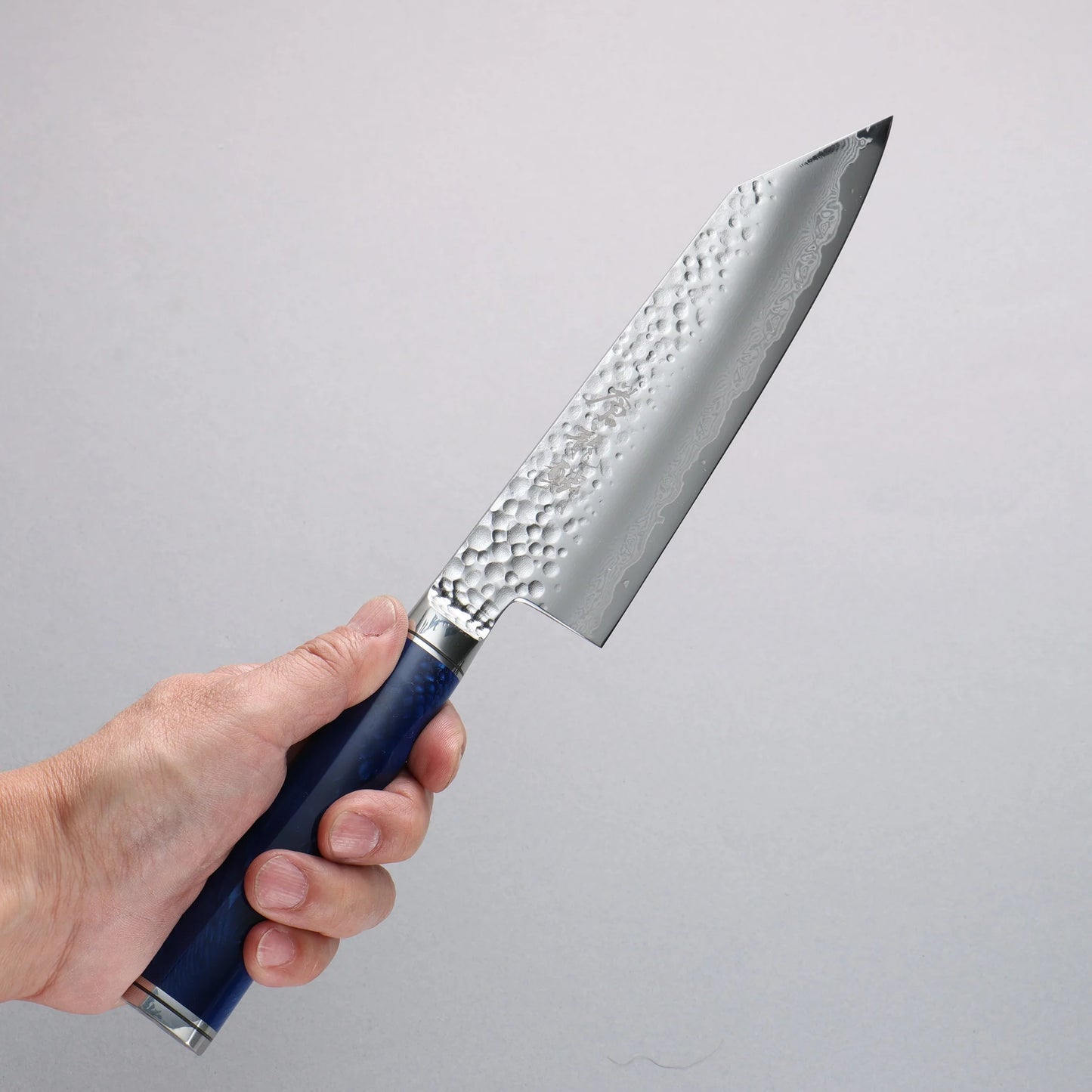 Thương hiệu Ryusen Soryu VG10w 67 Lớp vân búa đục đặc biệt thép Damascus Dao đa năng Kiritsuke Santoku 170mm chuôi dao Polyurethane