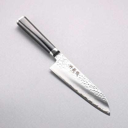 Thương hiệu Ryusen Tanganryu thép VG10 Thép Damascus 67 lớp Dao đa năng Santoku 170mm chuôi dao Micarta đen