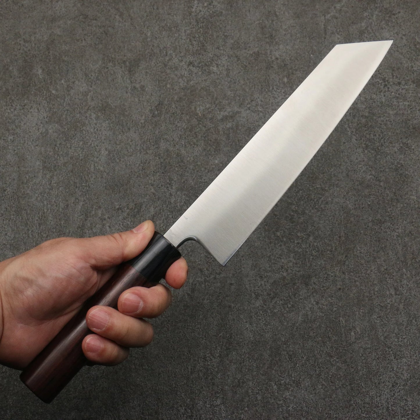 Thương hiệu Seisuke SRS 13 đánh bóng hoàn thiện Dao đa năng Kiritsuke Gyuto 210mm chuôi dao gỗ hồng mộc (bọc: ván ép đen)