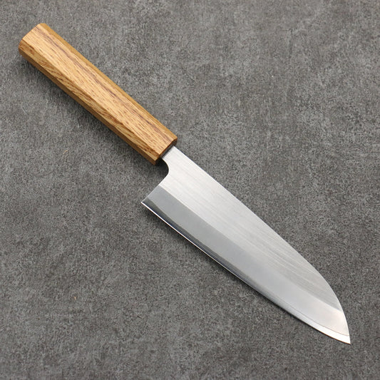 Thương hiệu Seisuke thép SRS 13 đánh bóng Dao đa năng Santoku 165mm chuôi dao gỗ Sồi