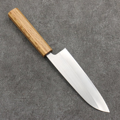 Thương hiệu Seisuke thép SRS 13 đánh bóng Dao đa năng Santoku 165mm chuôi dao gỗ Sồi