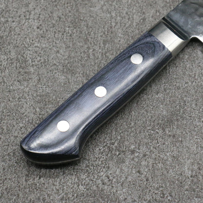 Thương hiệu Seisuke Seiun VG10 33 Layer thép Damascus Dao đa năng Santoku Knife 180mm chuôi dao hoa văn ván ép (xanh đậm)